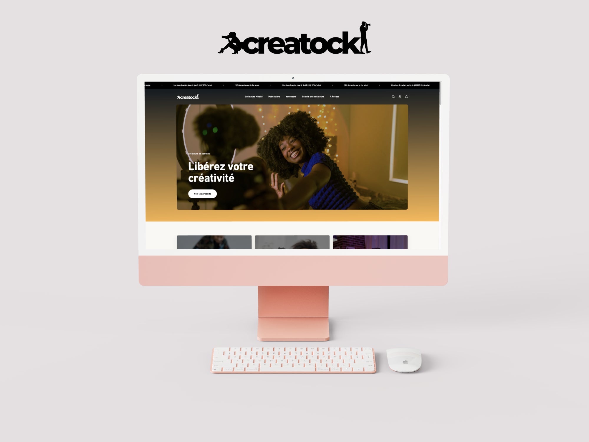 Creatock : Produits pour Créateurs de Contenu